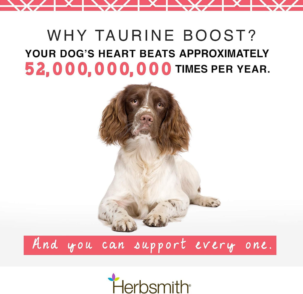 Herbsmith Taurine Boost – Suplemento cardíaco para perros y gatos (75g)