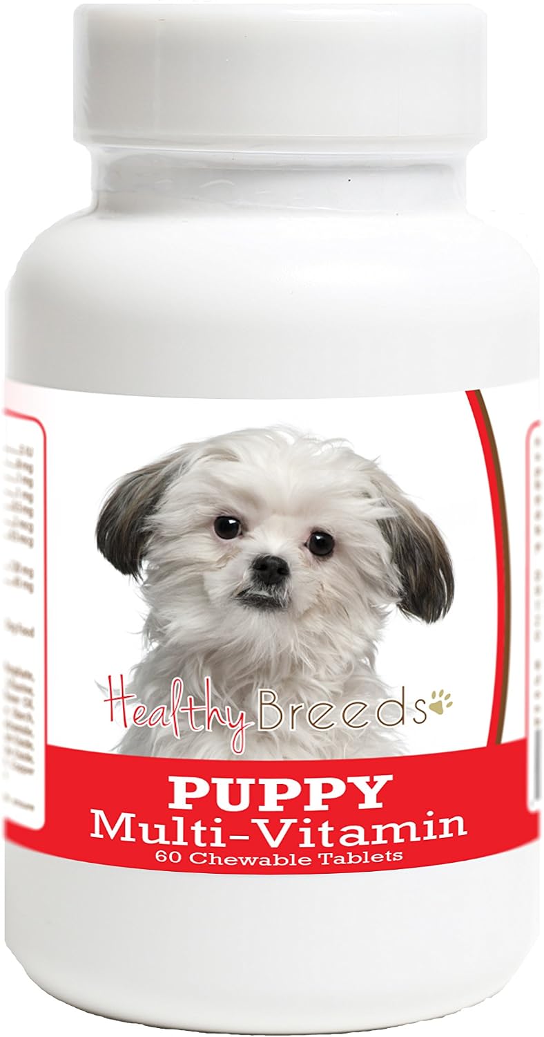Healthy Breeds Lhasa Apso Puppy Dog Multivitamin Tablet 60 Count