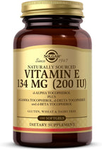 Solgar Vitamina E 200 UI - 100 Cápsulas Blandas - Natural - Sin Gluten