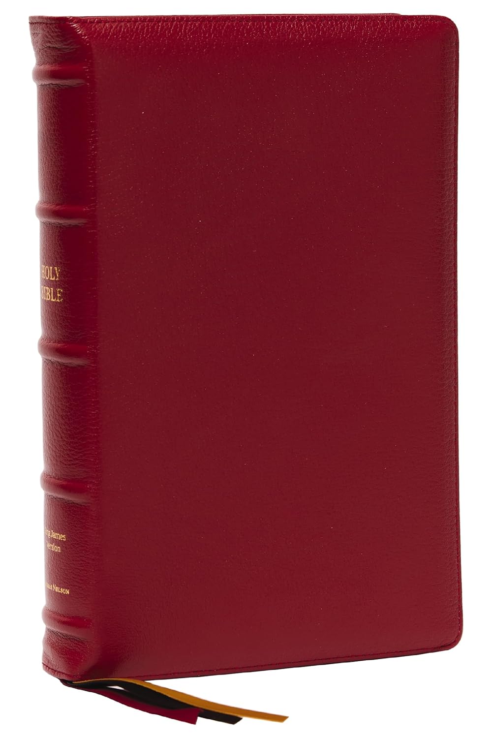 Biblia KJV Letra Grande: Piel de Cabra Roja - Premier Collection (Tamaño Personal, Índice de Pestañas)