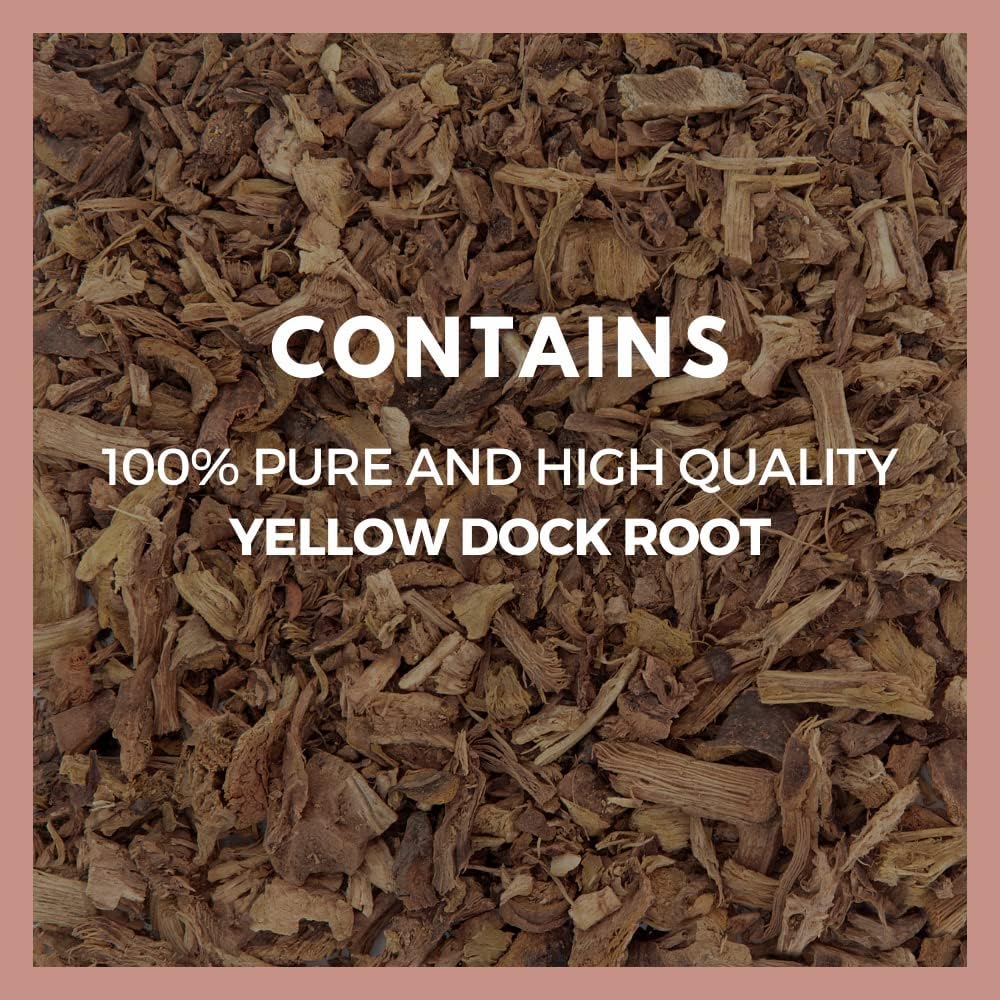 Raíz de Yellow Dock 1000 mg, 60 Cápsulas Veganas - Suplemento Herbal - Remedy's Nutrition