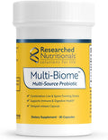 Researched Nutritionals Multi-Biome – Probióticos Dual-Action de Esporas y Cepas Vivas, 30 Cápsulas