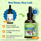 Pet Wellbeing Sneeze Ease for Dogs - Occasional Sneezing and Seasonal Allergy Relief - Vet-Formulated Herbal Supplement 2 oz (59 ml)