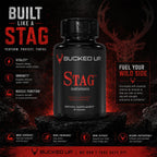 Bucked Up Stag Multivitamin para Hombres - Fórmula Completa de Vitaminas - Vitalidad, Inmunidad y Función Muscular (60 Cápsulas)