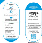 ScimeraMD® Scimune – Suplemento de apoyo inmunitario con zinc, quercetina, vitamina C, equinácea y Wellmune® beta-glucano, 30 cápsulas