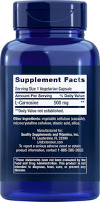 Carnosina de Life Extension – 60 Cápsulas