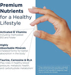 Designs for Health Metabolic Synergy - Multivitamínico y mineral (360 cápsulas)