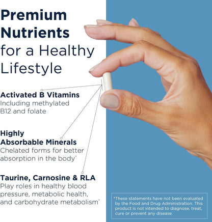 Designs for Health Metabolic Synergy - – El cromo contribuye al mantenimiento de los niveles normales de glucosa – Image 3