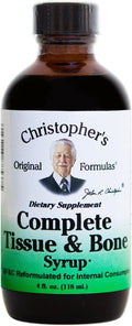 Complete Tissue & Bone Syrup – Traditional Herbal Blend for Bones & Tissue, 4 fl oz