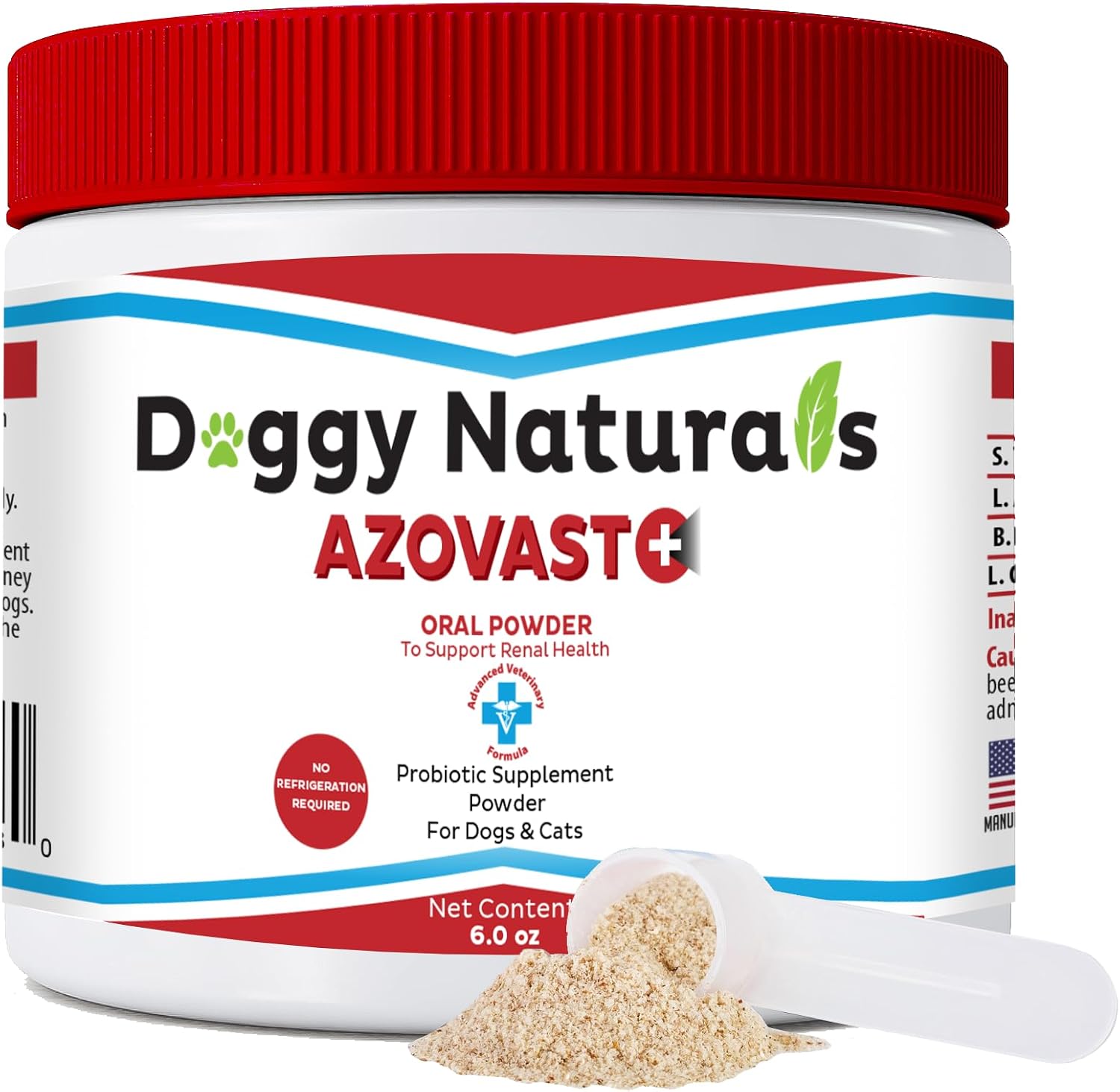 Azovast Plus Suplemento de Salud Renal para Perros y Gatos, Polvo Oral (170g)