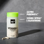 GHOST Basics Vitamina C + Glutatión – 60 Cápsulas Veganas