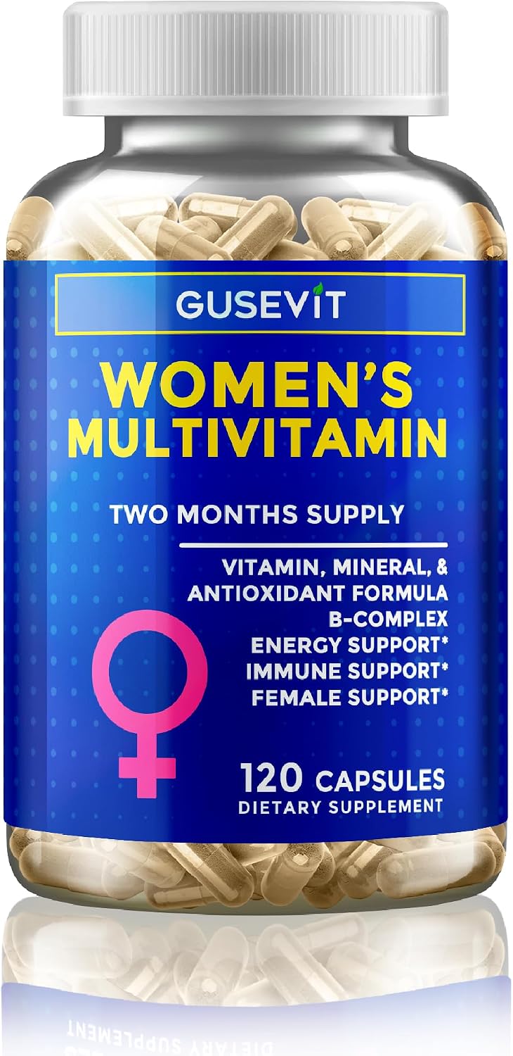 Multivitamínico para Mujeres 37 en 1 con Vitaminas C, D3, Ácido Fólico, Complejo B, Biotina, Zinc y Más – 120 Comprimidos