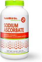 NutriBiotic Ascorbato Sódico Vitamina C en Polvo Tamponada, 454 g (16 oz)
