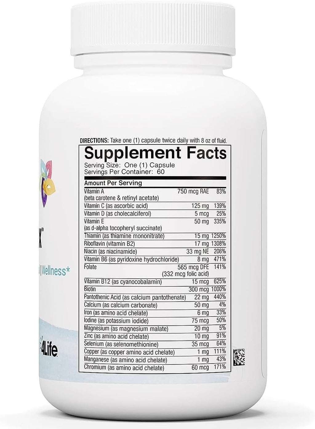 4Life Multiplex Multivitamínico y Mineral, 60 Cápsulas