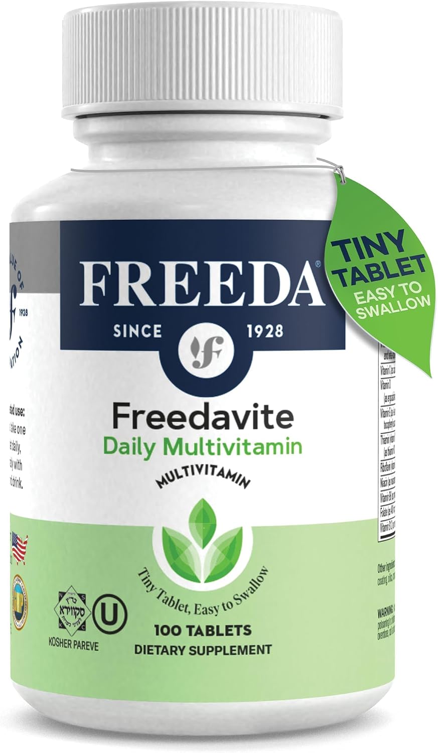 Freedavite - Multivitamínico Moderado para Hombres y Mujeres - 100 Comprimidos