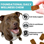 TRATEZ Multivitamínico para Perros 25-en-1 - Chews Blandos con Vitaminas y Minerales Esenciales, 60 Unidades