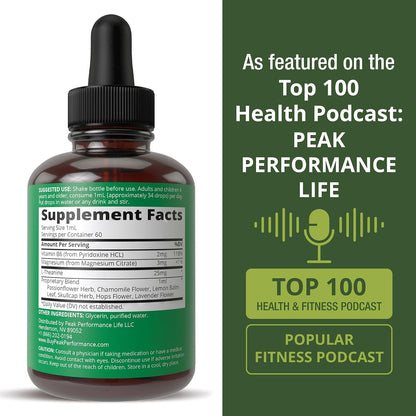 Peak Performance Kids Calm Gotas Calmantes para Niños - Ayuda para la Relajación y el Sueño - Sin Sabor, Sin Azúcar, Vegano – Image 6