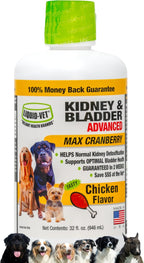 LIQUID-VET Fórmula Líquida para Perros con Arándano y D-Manosa - Apoyo Renal y Vesical