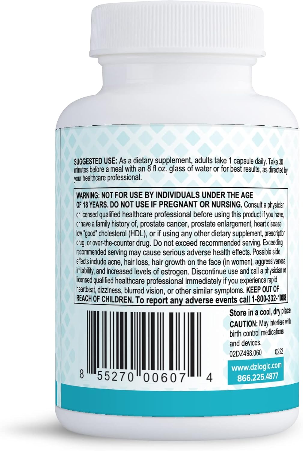 Fórmula Avanzada de DHEA del Dr. Dzugan - 10mg, 60 Cápsulas