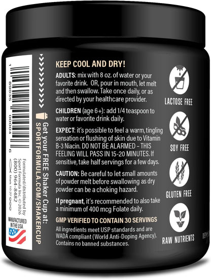 Multivitamin Powder - Keto Drink Mix - – Aminoácidos BCAA: Aporta arginina, L-glutamina y L-carnitina, que – Image 8