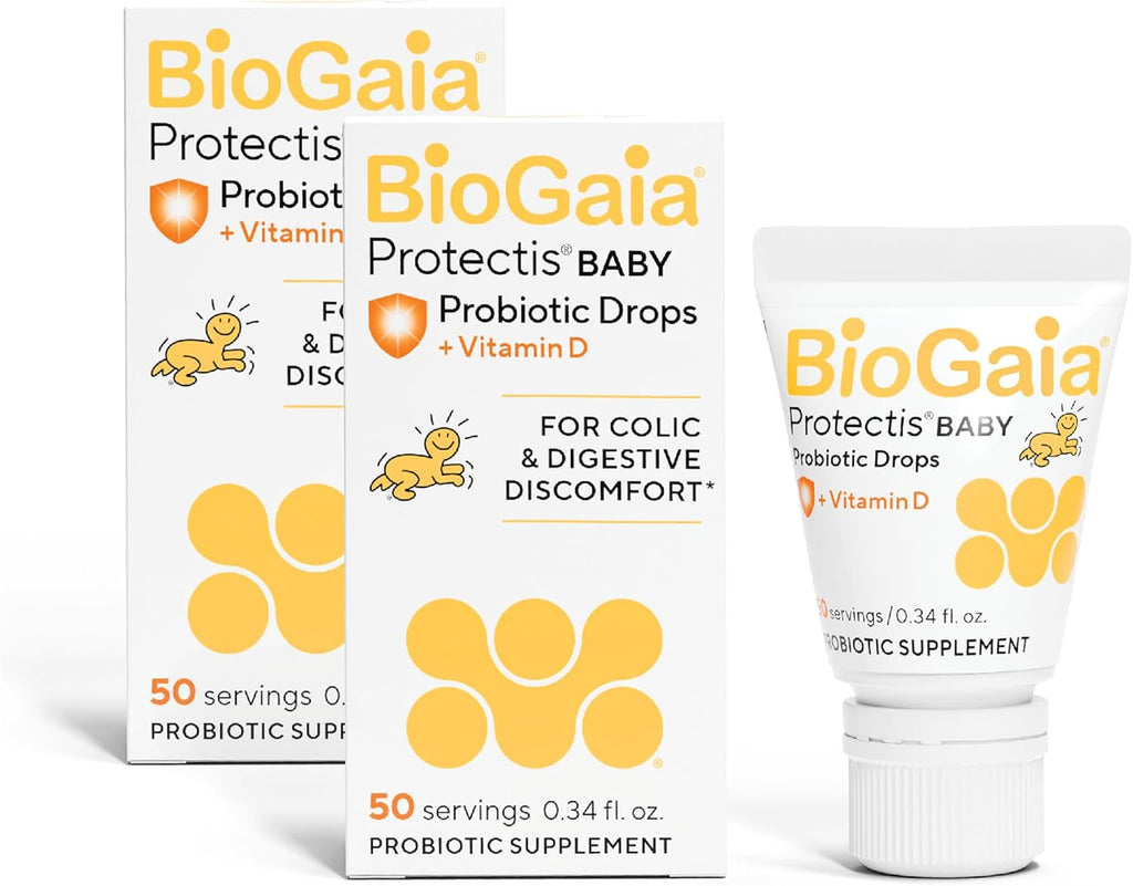 BioGaia Gotas Probióticas para Bebés con Vitamina D (Pack de 2)