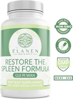 Elenen Naturals Gui Pi Wan, Fórmula para el Bazo y el Corazón, 100 Cápsulas Vegetales
