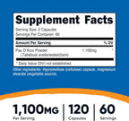 Nutricost Pau D'Arco Corteza Interior 1100mg, 120 Cápsulas Vegetarianas (60 Dosis) - No Transgénico y Sin Gluten