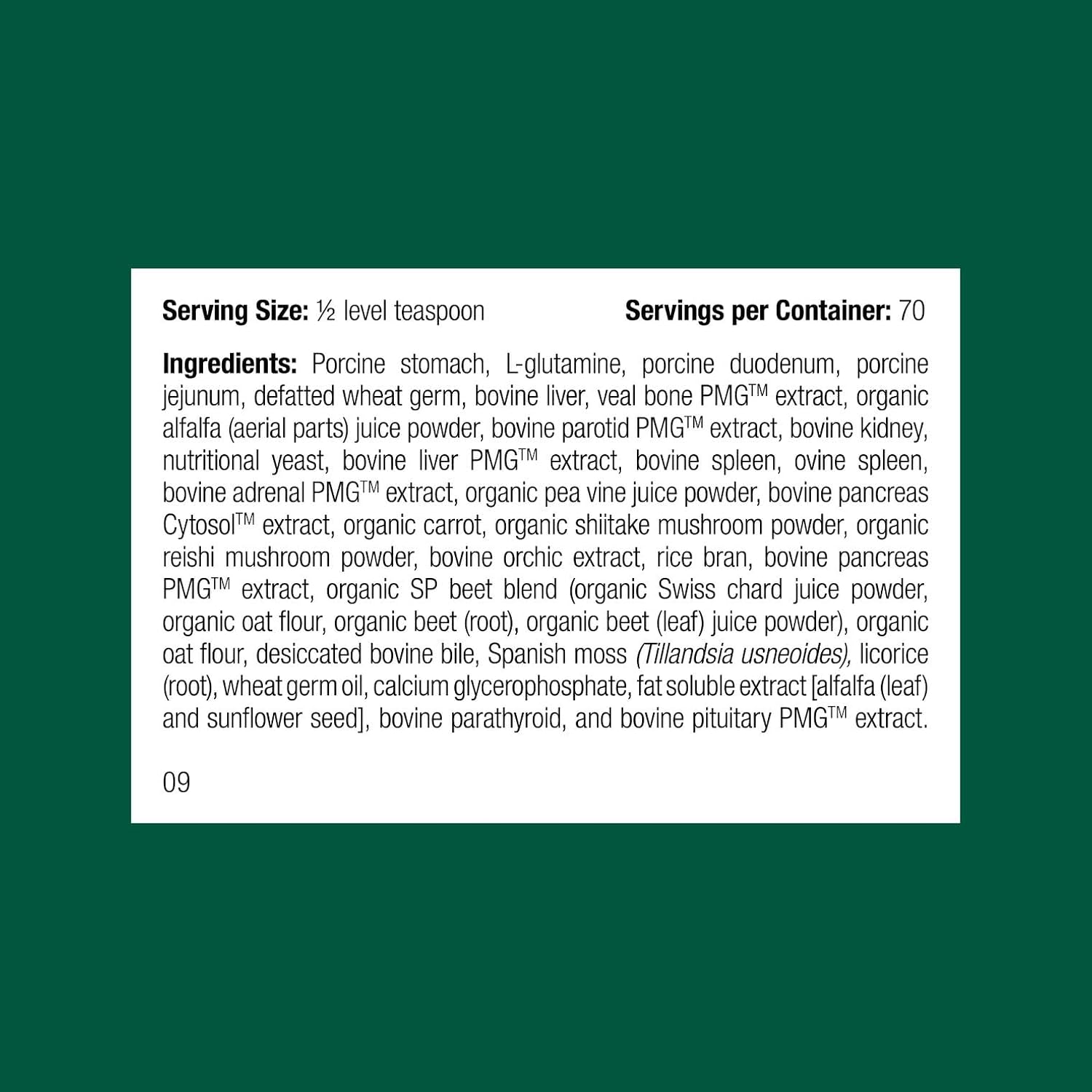 Standard Process Canine Enteric Support - Suplemento Digestivo para Perros - 110 g