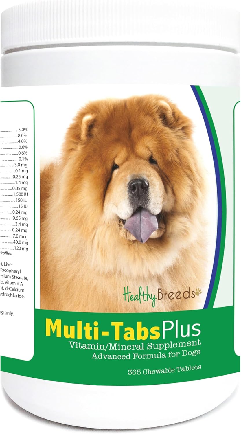 Healthy Breeds Chow Chow Multi-Tabs Plus Comprimidos Masticables 365 unidades