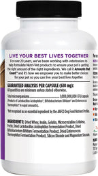 Nutri-Vet Probiotics for Dogs - 60 Capsules for Digestive and Immune Health
