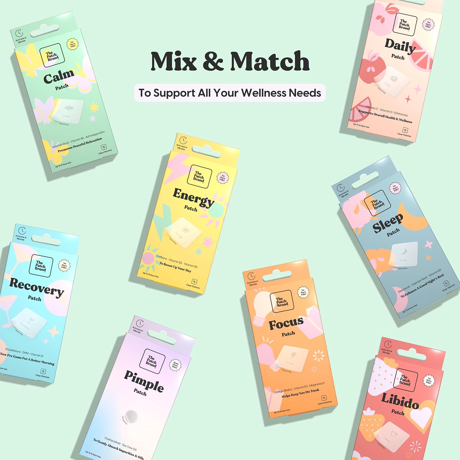 The Patch Brand Calm Patches – Parches de Calma y Relajación