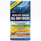 Applied Nutrition Healthy Brain All Day Focus – Concentración Todo el Día, 50 Comprimidos (Pack de 3)