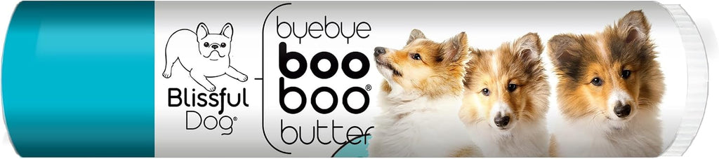 The Blissful Dog Booboo Butter - Bálsamo herbal para perros (tubo de 4.25 g / 0.15 oz)