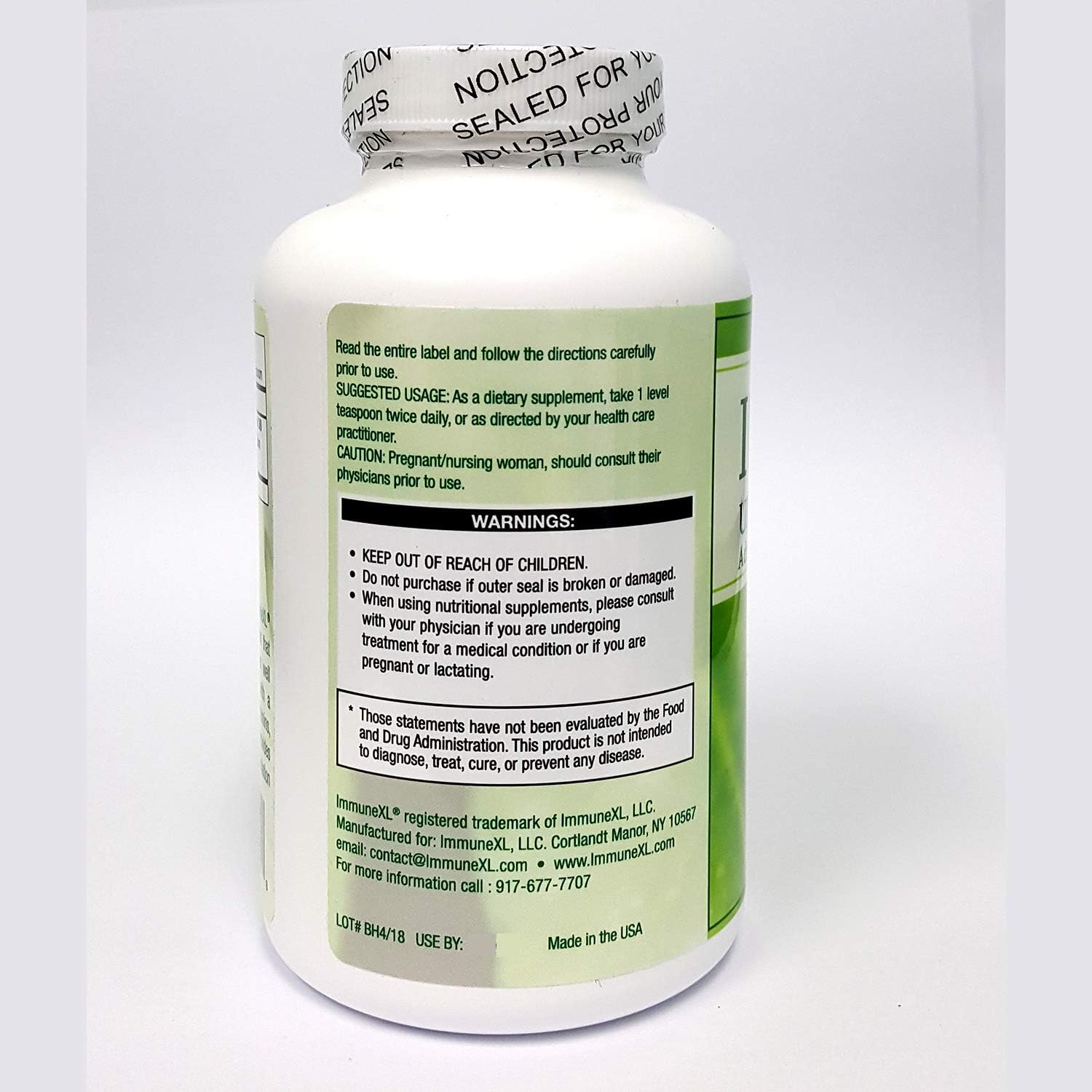 ImmuneXL Ultra Plus en polvo (con Aulterra), 200 gramos