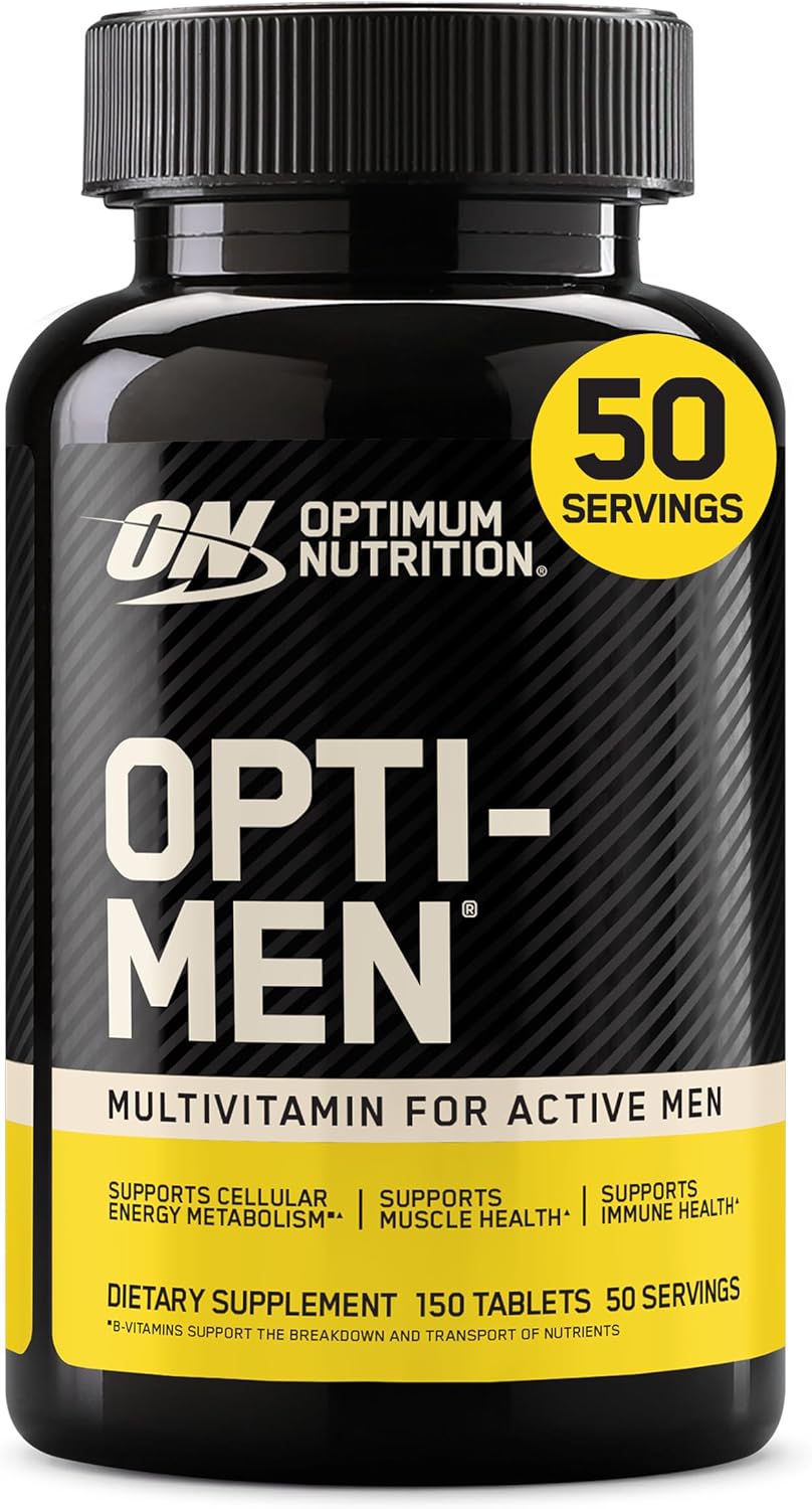 Optimum Nutrition Opti-Men Multivitamínico para Hombres, 150 Comprimidos