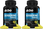 Berberina 1200mg Cápsulas - Suplemento de Berberina HCL - Apoyo Metabólico Saludable - 60 Comprimidos