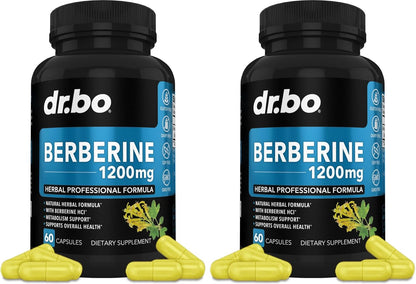 Berberina 1200mg Cápsulas - Suplemento de Berberina HCL - Apoyo Metabólico Saludable - 60 Comprimidos – Image 10