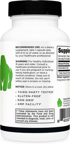 Primal Ox Bile (120 Cápsulas, 500 mg por Porción) – Sin Gluten, Sin OGM, Probado por Terceros