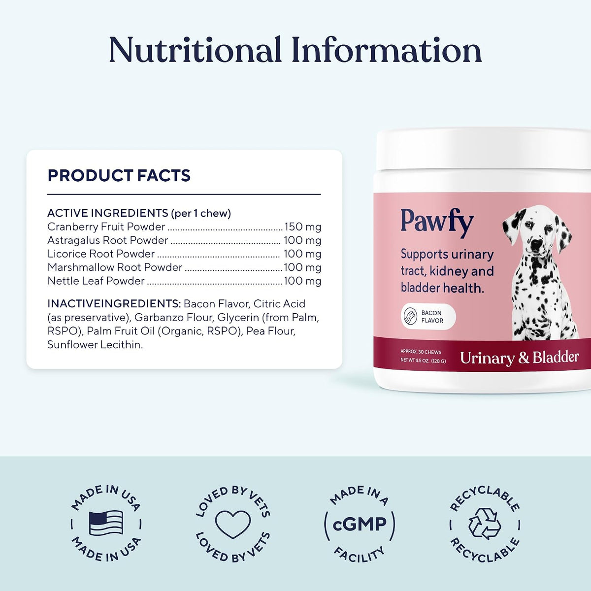 Pawfy Complemento Urinario para Perros | – Arándano (cranberry): Conocido por sus propiedades para la salud – Image 4