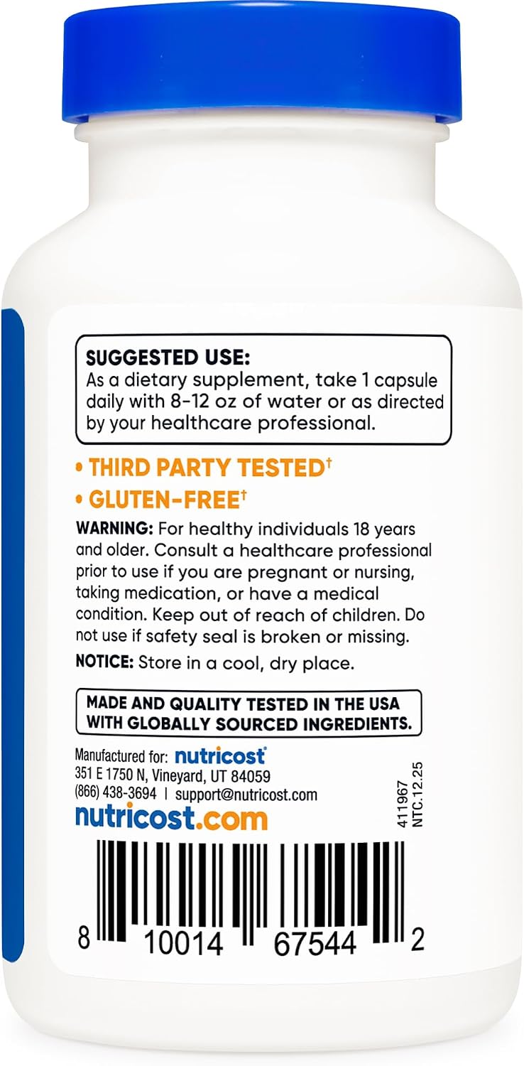 Nutricost Vitamin B2 (Riboflavin) 400mg, 120 Capsules - Gluten Free, Non-GMO