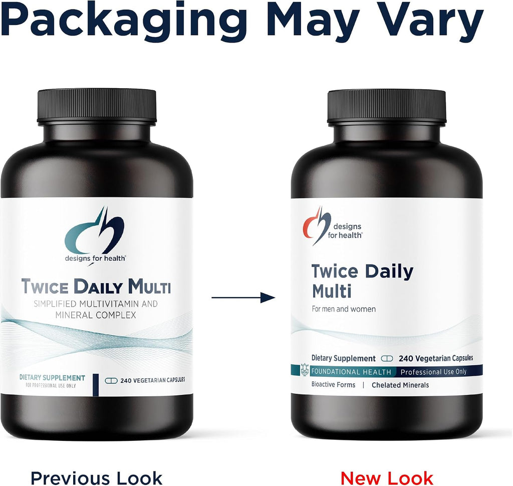 Designs for Health Multivitamínico Metilado sin Hierro - 240 Cápsulas