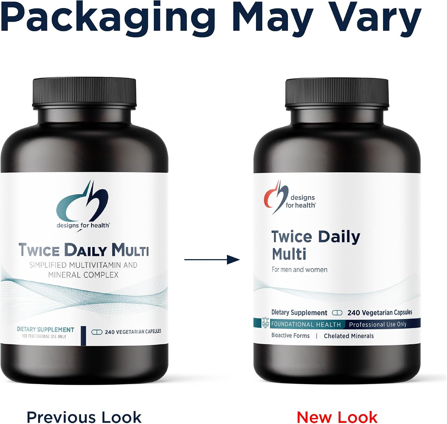 Designs for Health Multivitamínico Metilado sin Hierro - 240 Cápsulas