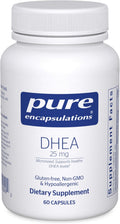 Pure Encapsulations DHEA 25 mg, 60 cápsulas