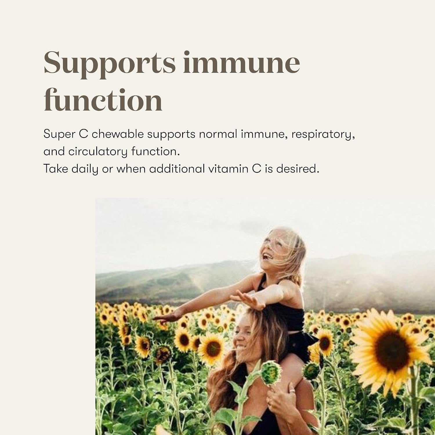 Young Living Super C Chewable - 90 Tablets with Vitamin C, Camu Camu, Acerola, Cherry and Rosehip