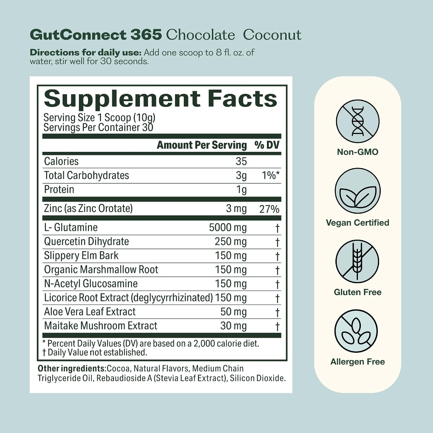 Nature M.D. GutConnect 365 – Chocolate Coconut