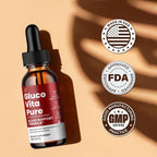 Gluco Vita Pure Drops – Fórmula Avanzada de Ingredientes Naturales, 30 ml (1 Mes)