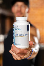 NuEthix Formulations Gut Defender+ Microbiome Balance, 180 Cápsulas, 90 Dosis