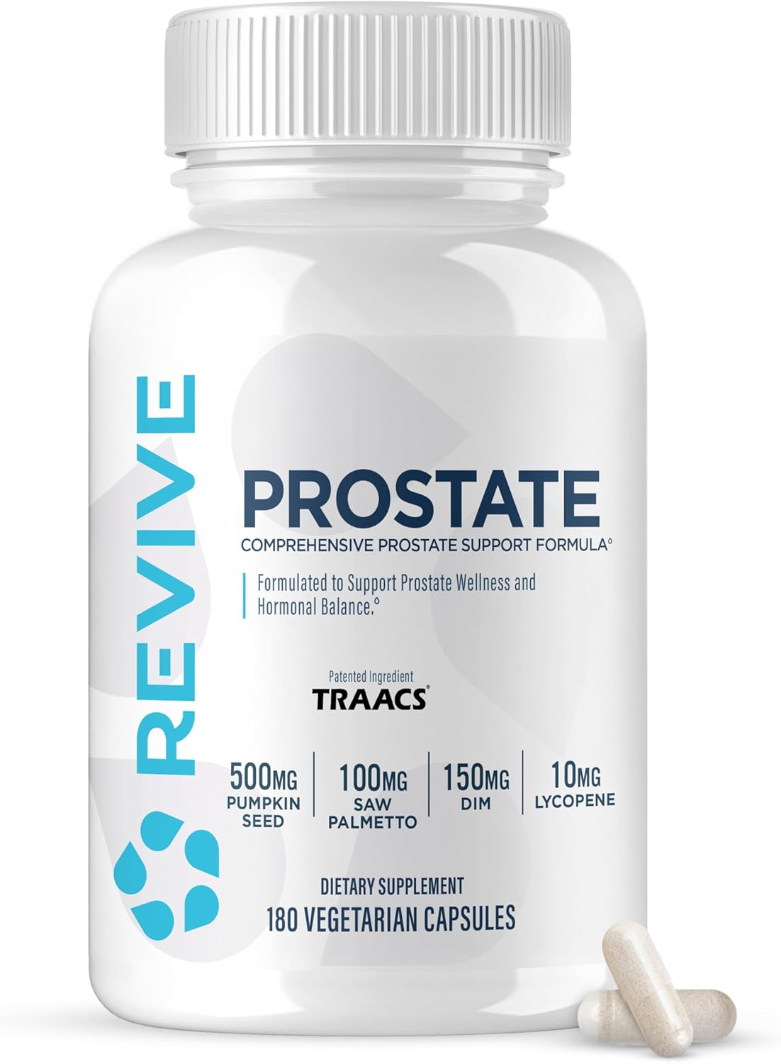 Revive MD Próstata – Suplemento con Saw Palmetto, Beta Sitosterol y Semilla de Calabaza (120 Cápsulas)