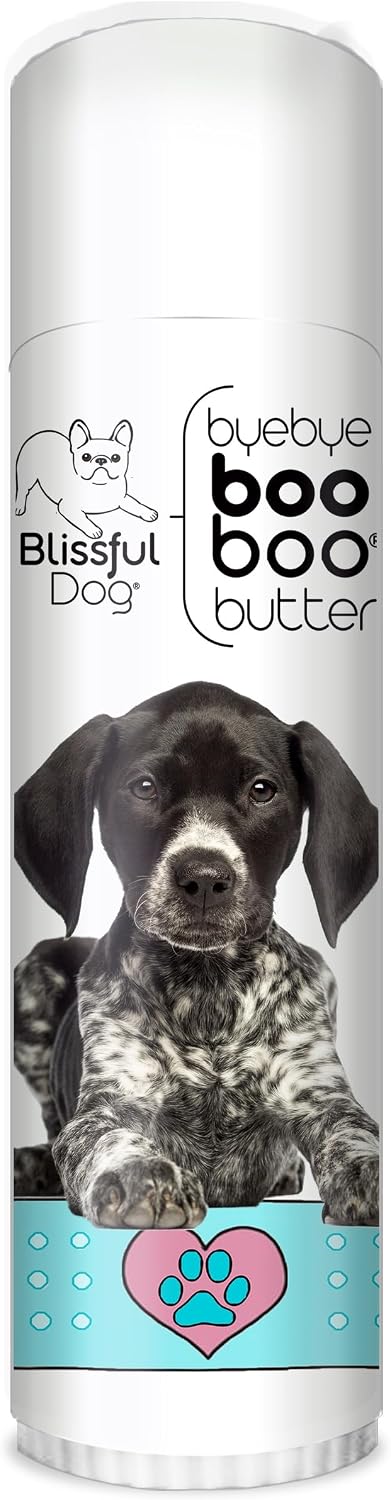 The Blissful Dog Tubo de 0.50 oz Mantequilla Booboo para Braco Alemán de Pelo Corto
