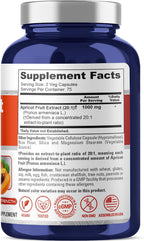 NusaPure Albaricoque, 1000 mg, 150 Cápsulas Veganas (Vegano, Sin OGM)